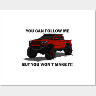 Toyota 4Runner Monster - Red Posters and Art